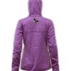 purple jacket back hood summit edge logo brand