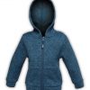 kids babies denim sweater fleece full zip hoodie summit edge brand