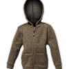 kids babies brown green sweater fleece full zip hoodie summit edge brand
