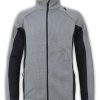 jacket full zip coarse weave fleece summit edge outerwear logo mountain