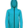 kids north shore fleece green blue jacket black zipper summit edge brand