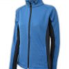 summit-edge-womens-fleece-full-zip-zipper-black-blue-ski-jacket-stand-up collar-pockets outerwear