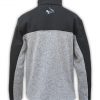 back jacket black and gray summit edge outerwear logo mountain brand