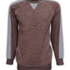 summit edge mens pullover, sweater fleece, gray, brown