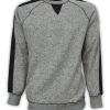 summit edge mens pullover, sweater fleece, gray, black