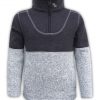 kids north shore fleece pullover 2 color collar 1/4 zip