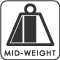 summit edge outerwear brand, fabric weight logo, gray black white, square, triangular 2/3