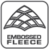squares diamonds black and white logo, summit edge signature fleece fabrics